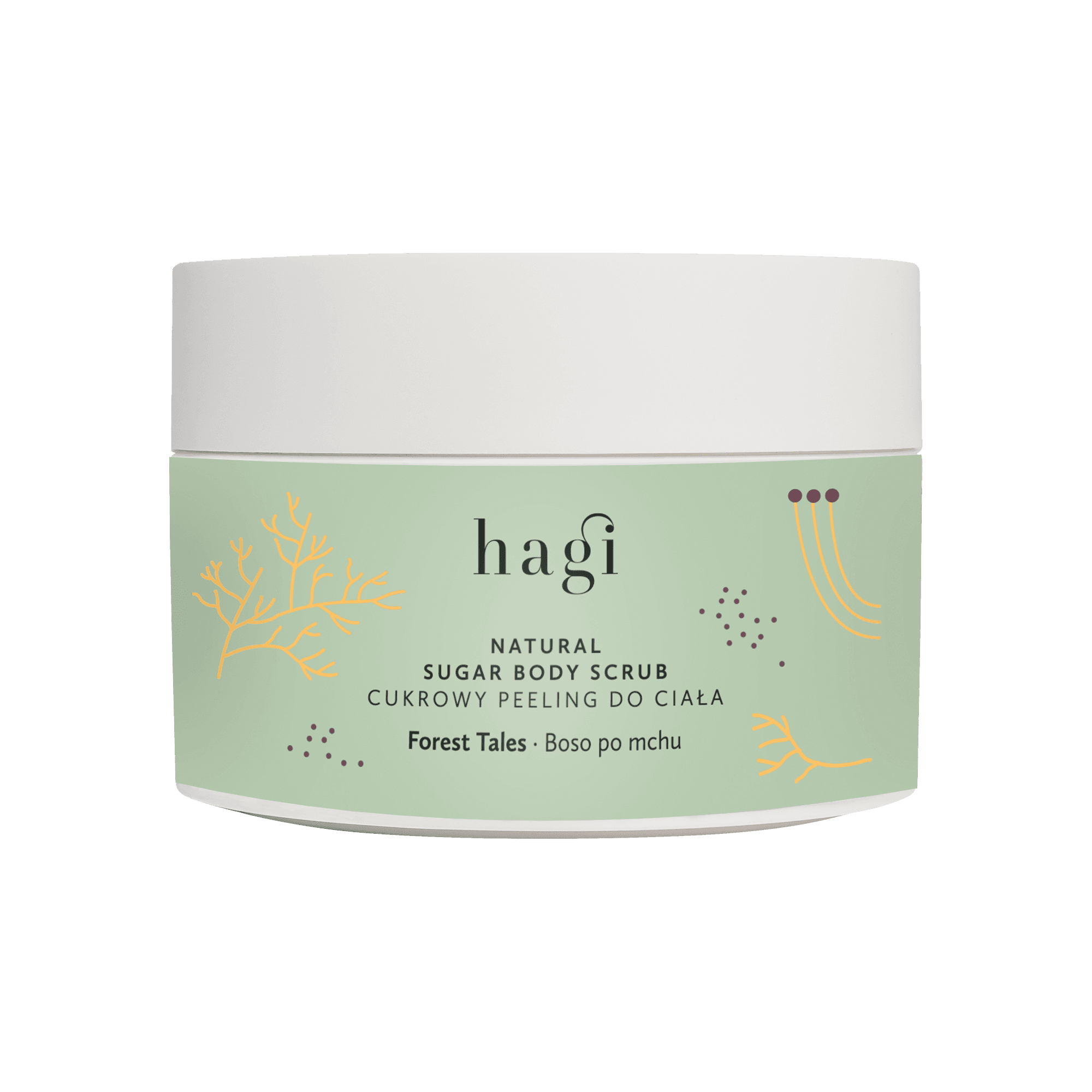 Naturalny Peeling Cukrowy do Ciała Boso po Mchu