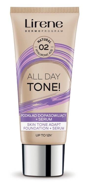 All Day Tone Podkład Dopasowujący + Serum 02 Natural