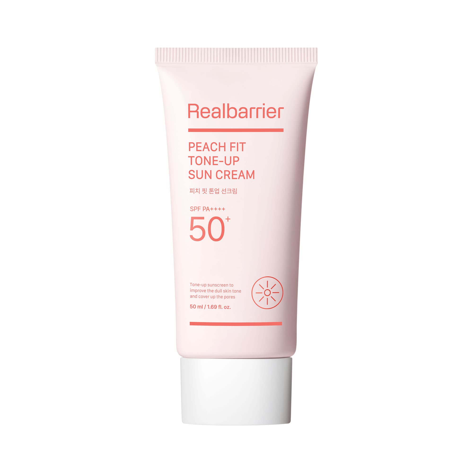 Real Peach Fit Tone-Up Sun Cream Krem z Filtrem SPF50+ PA++++