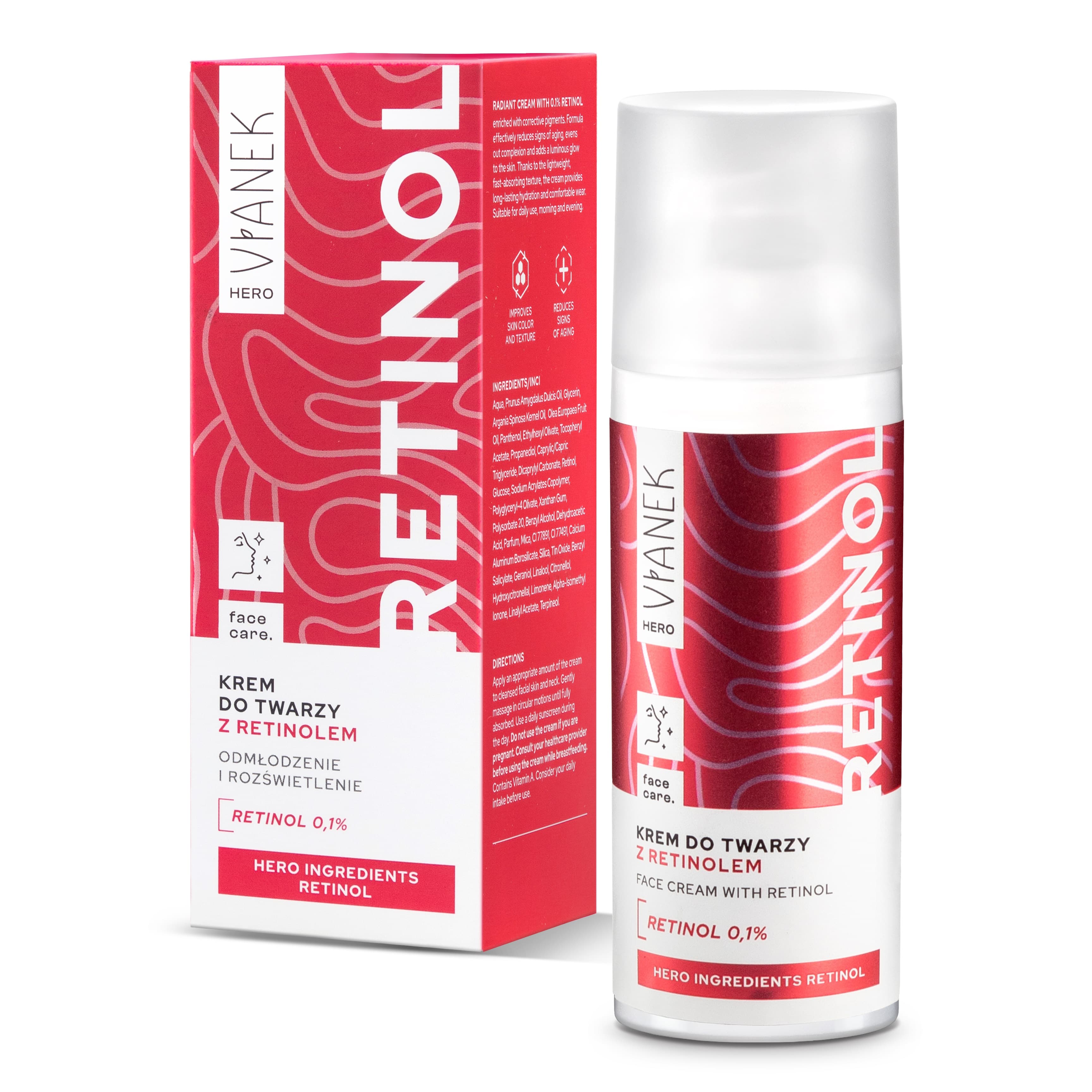Hero Krem do Twarzy z Retinolem 0,1%