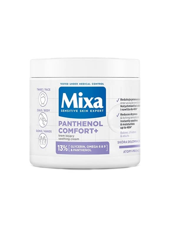 Panthenol Comfort+ Krem Kojący do Twarzy Ciała i Dłoni