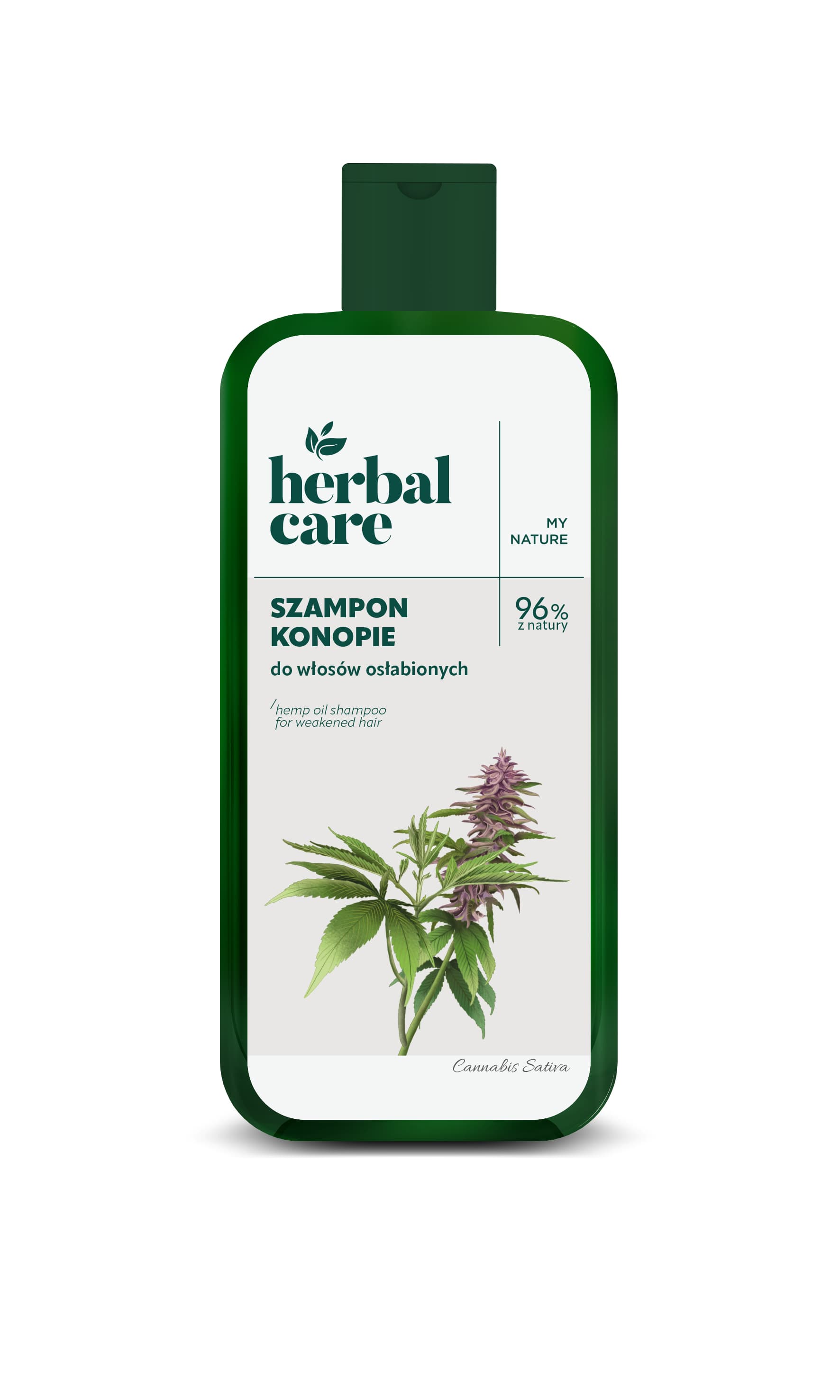 Herbal Care My Nature Szampon do włosów osłabionych konopie