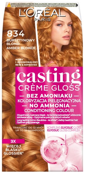 Casting Creme Gloss Farba 834 Bursztynowy Blond