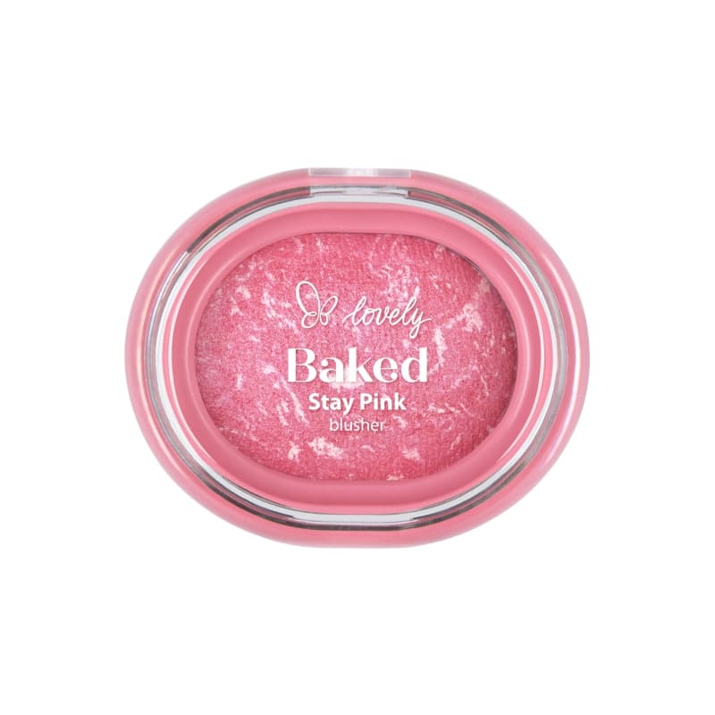 Baked Stay Pink Rozświetlający Róż do Policzków 02 Poppy Pink