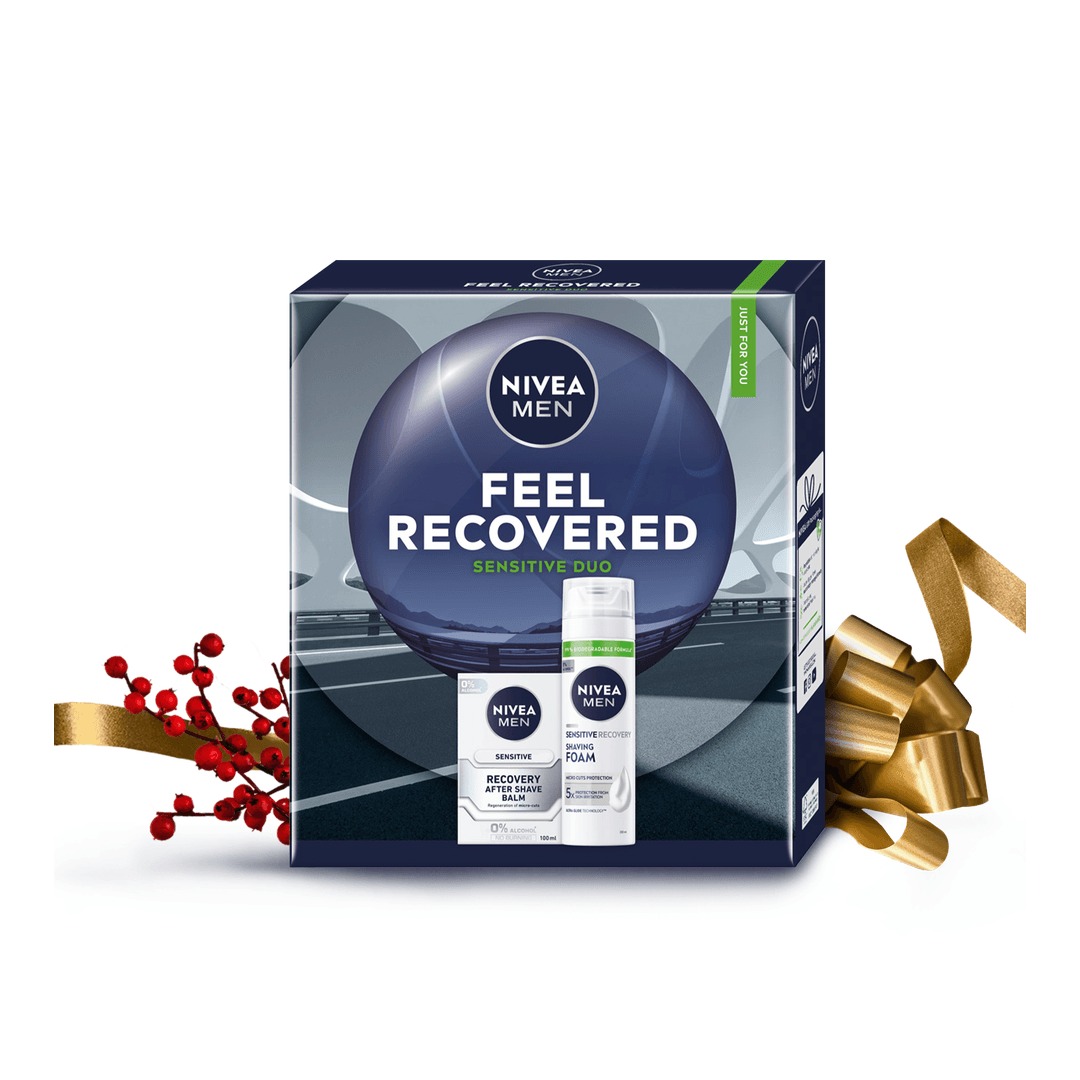 Men Feel Recovered zestaw pianka do golenia + balsam po goleniu