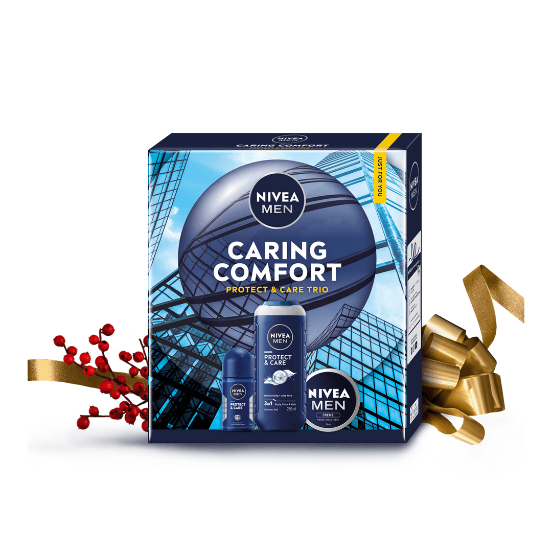 Men Zestaw Prezentowy Caring Comfort Protect & Care Trio