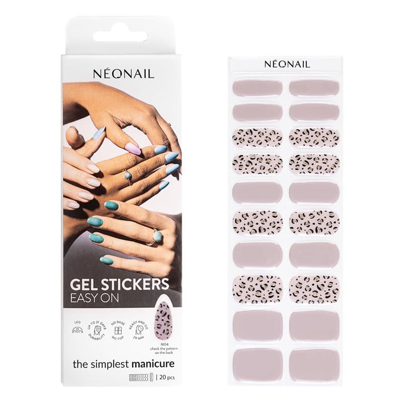 Gel Stickers Lakier Hybrydowy w Naklejce M04