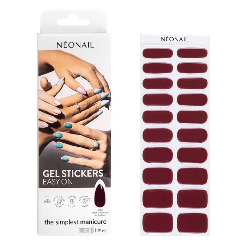Gel Stickers Lakier Hybrydowy w Naklejce M05
