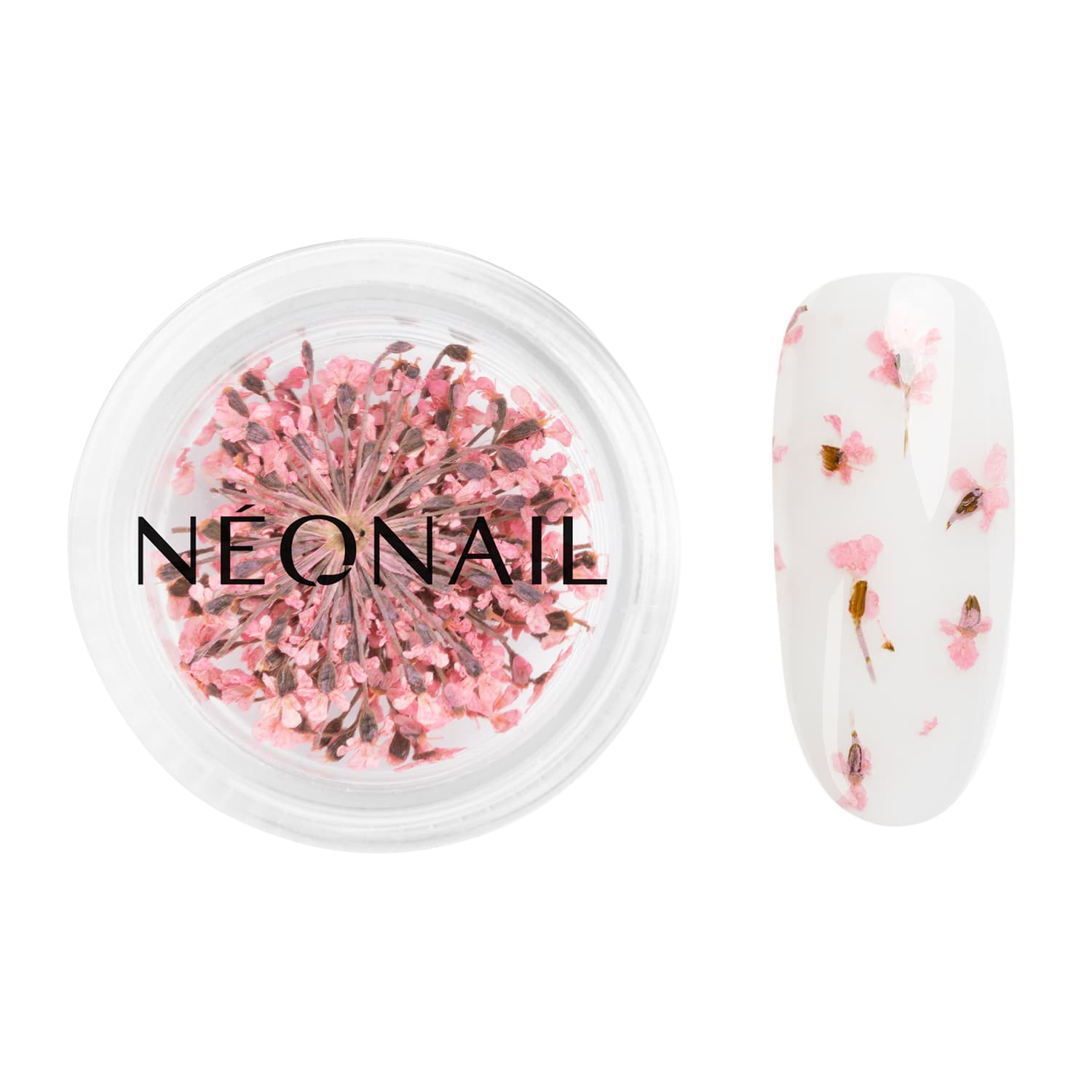 Ozdoba do Stylizacji Paznokci Kwiaty 01 Pink