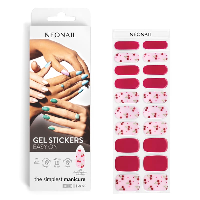 Gel Stickers Lakier Hybrydowy w Naklejce M15