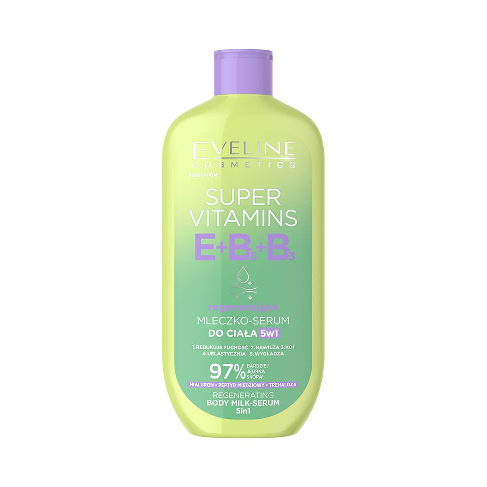 Super Vitamins regenerujące mleczko–serum do ciała 5w1