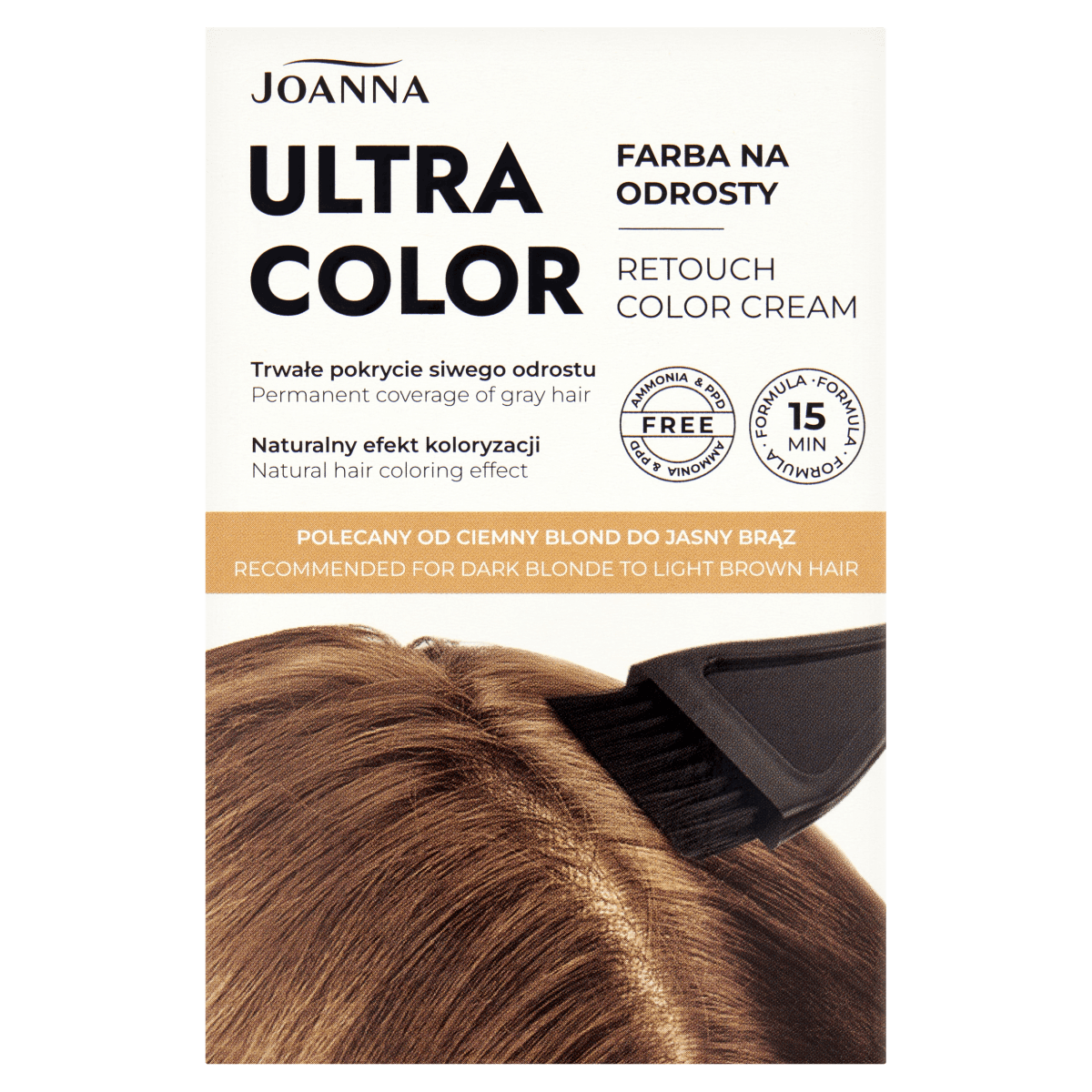 Ultra Color Farba na Odrosty od Ciemny Blond do Jasny Brąz