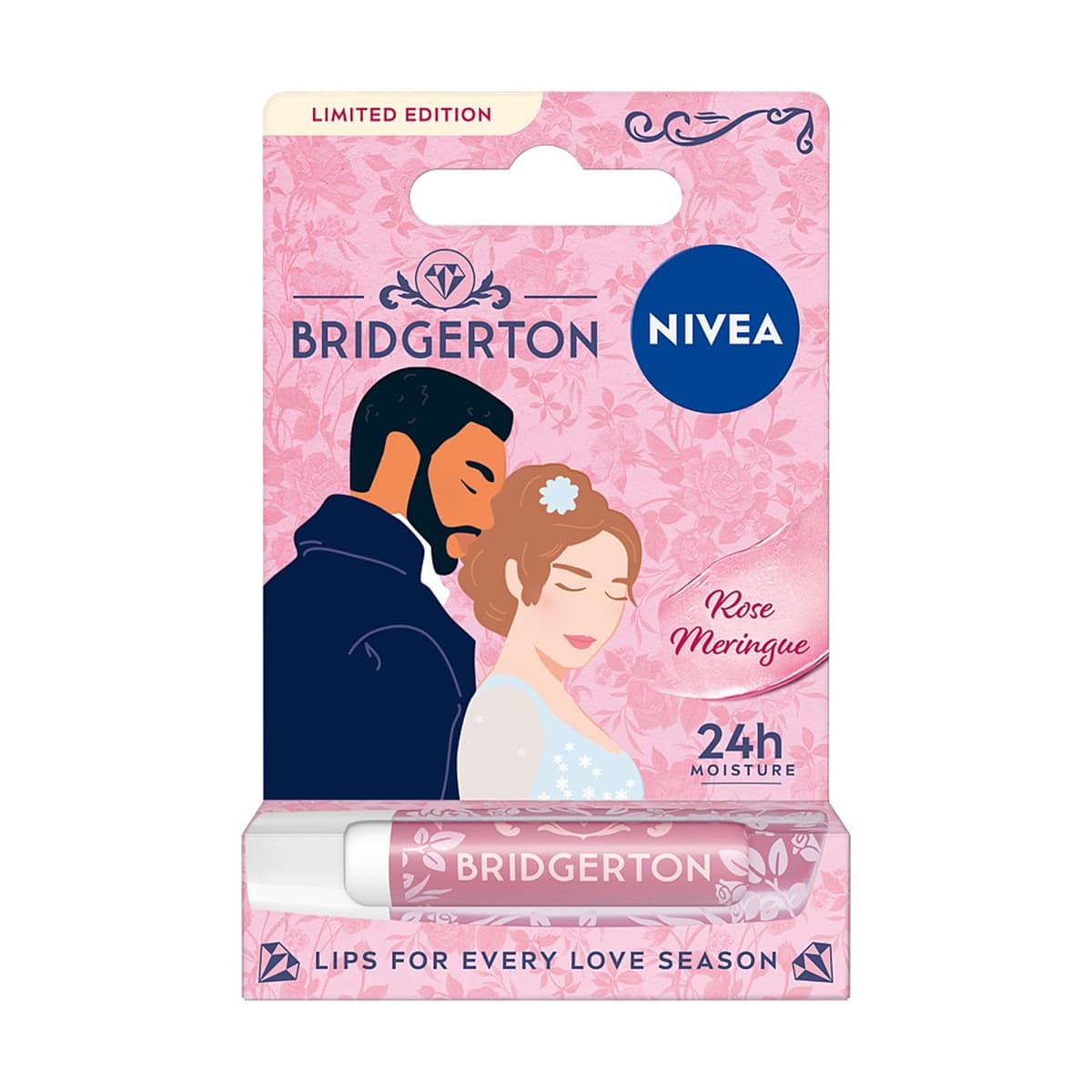 NIVEA Pomadka Bridgerton Rose Meringue