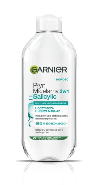 Płyn Micelarny z Kwasem Salicylowym 2w1