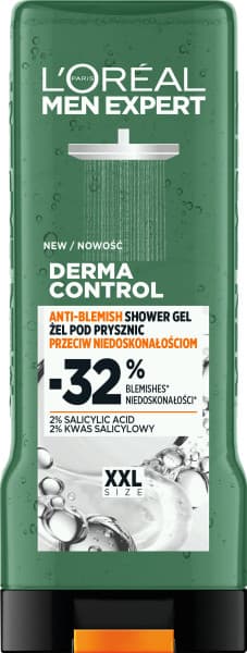 Paris Men Expert Derma Control żel pod prysznic przeciw niedoskonałościom