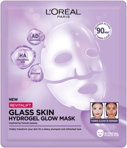 Revitalift Glass Skin Hydrożelowa Maska Rozświetlająca