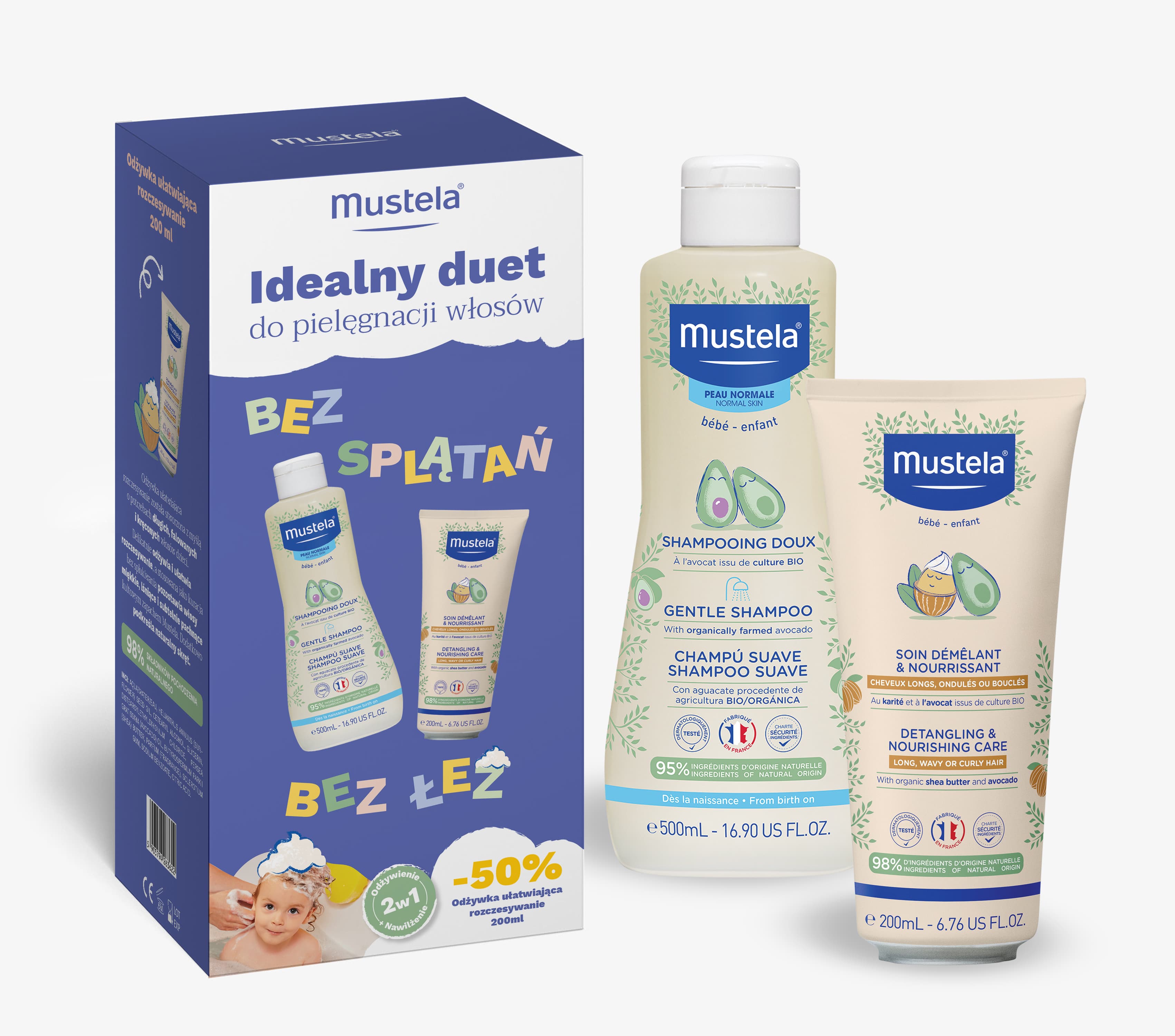 Idealny Duet do Pielęgnacji Włosów Szampon + Odżywka