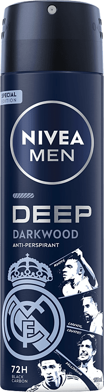 Men Real Madrid Deep Darkwood Antyperspirant w Sprayu