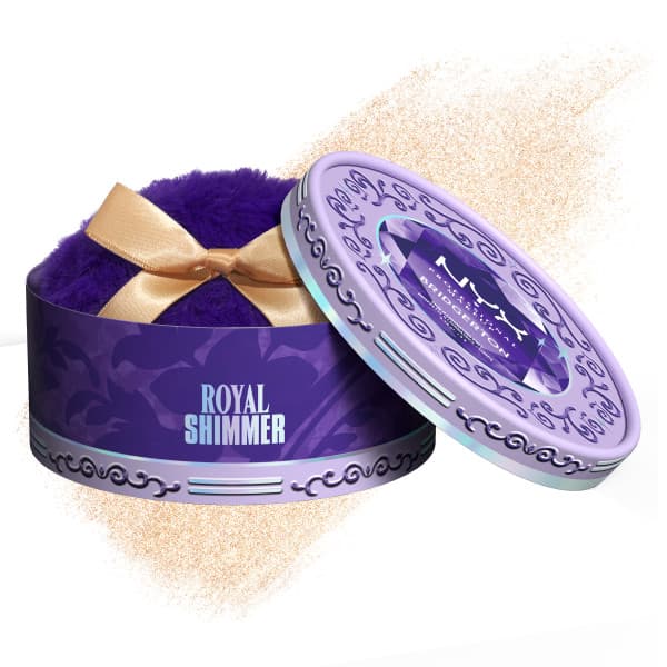 Bridgerton Royal Shimmer puszek do ciała z brokatem 01 Gilded In Gold
