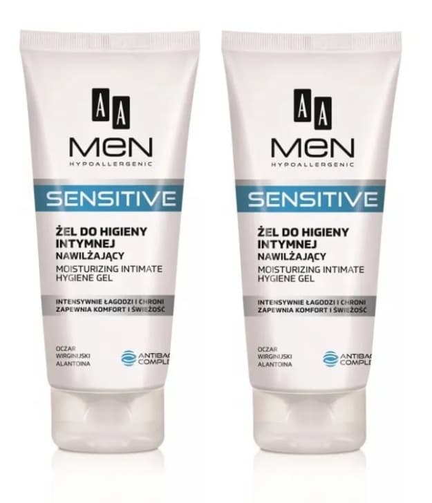 Men Sensitive Żel do Higieny Intymnej Nawilżający x