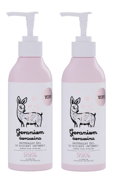 Płyn do Higieny Intymnej Geranium i Żurawina x