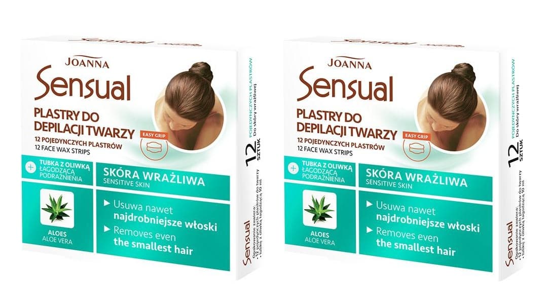 Sensual Plastry do Depilacji Twarzy Aloes x