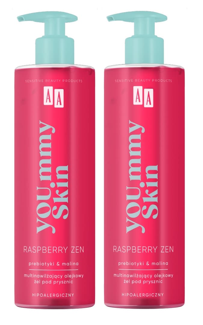 YOU.mmy Skin Olejkowy Żel pod Prysznic Raspberry Zen x