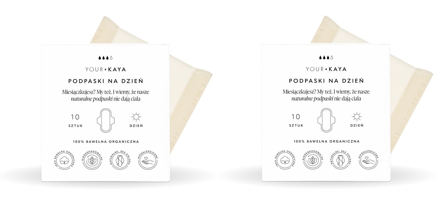 Organiczne Podpaski na Dzień x