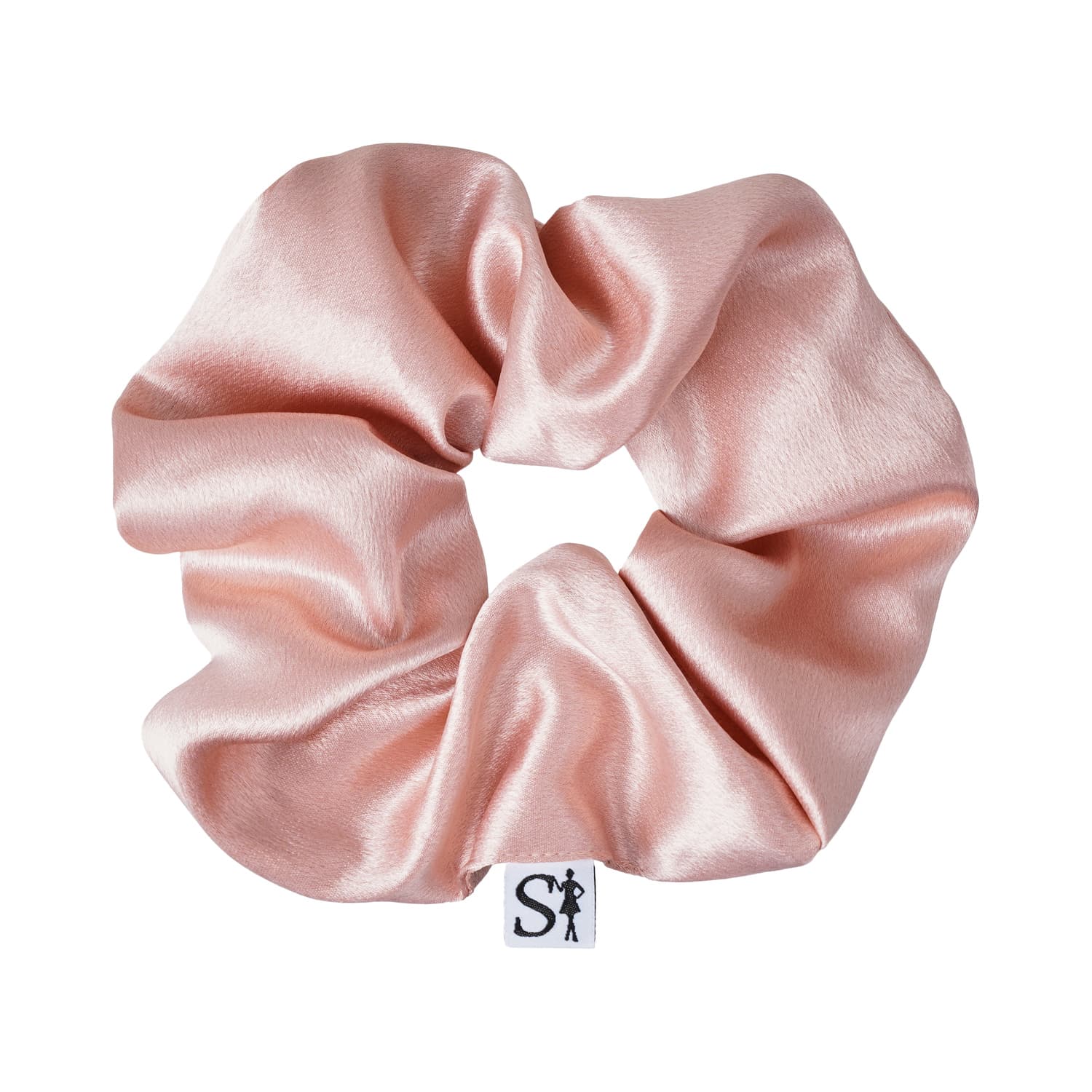 Lilu Szyfonowa Gumka do Włosów Scrunchie Champagne