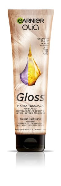 Olia Gloss maska koloryzująca-toner do włosów Chłodny Blond