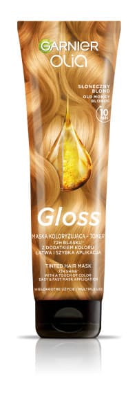 Olia Gloss maska koloryzująca-toner do włosów Słoneczny Blond