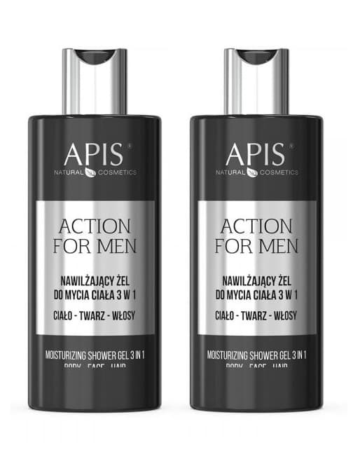 Action For Men Nawilżający Żel do Mycia 3w