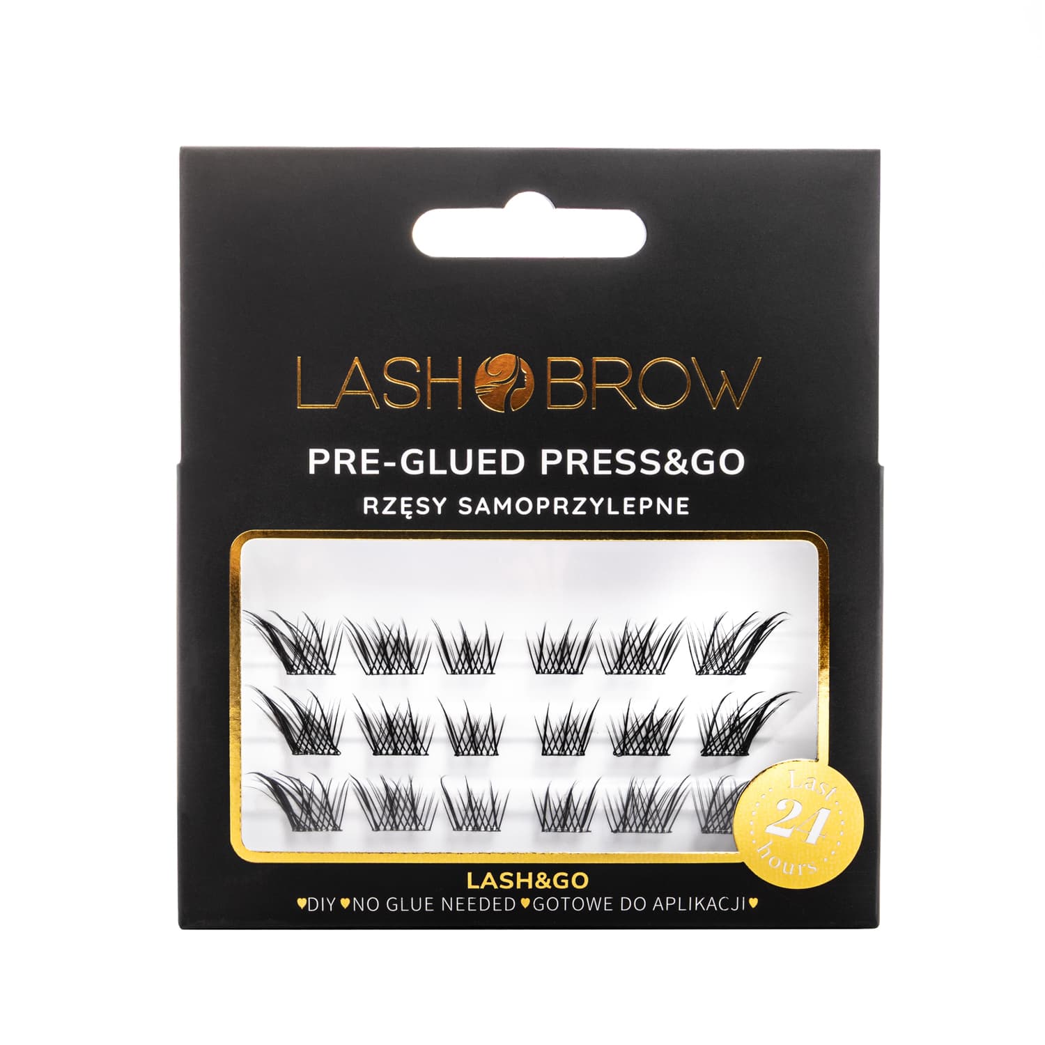 Press & Go Zestaw Kępek Samoprzylepnych Lashy