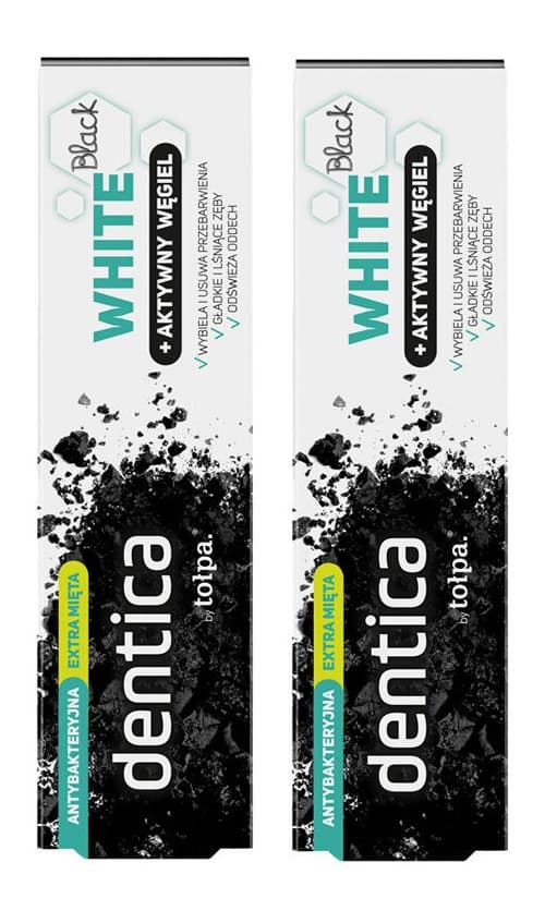 Dentica Pasta do Mycia Zębów Black White x