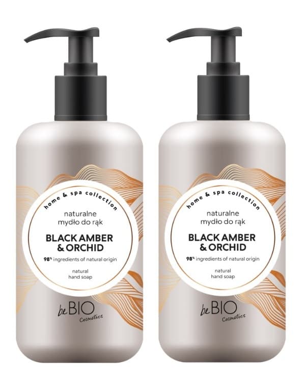 Naturalne Mydło do Rąk Black Amber & Orchid x