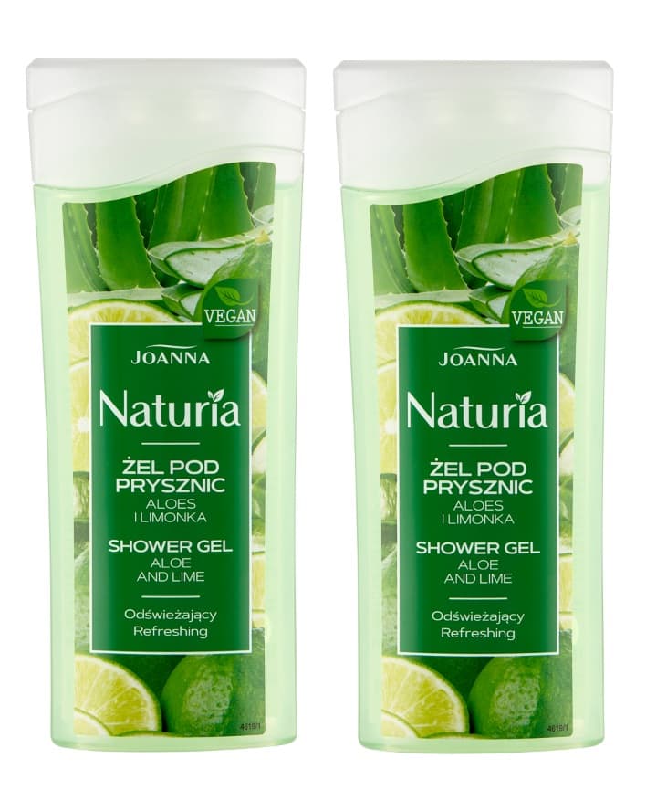 Naturia Żel pod Prysznic Aloes i Limonka x