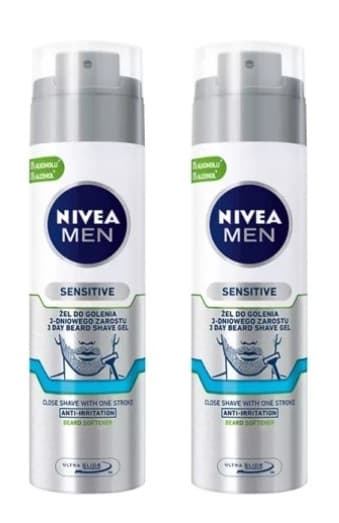 Men Sensitive Żel do Golenia 3-Dniowego Zarostu x