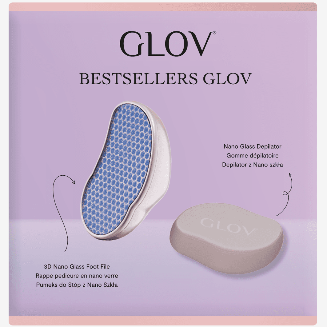 Bestsellers Glov zestaw pumeks i depilator z nano szkła