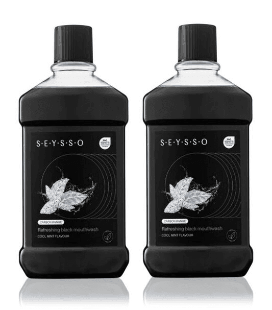 Carbon Black Odświeżający Płyn do Płukania Jamy Ustnej x