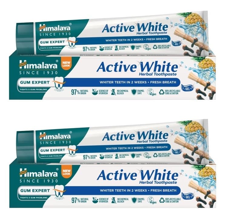 Since 1930 Active White Gum Expert Ziołowa Wybielająca Pasta do Zębów x