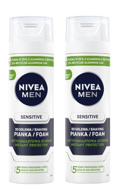 MEN Sensitive Łagodząca Pianka do Golenia x