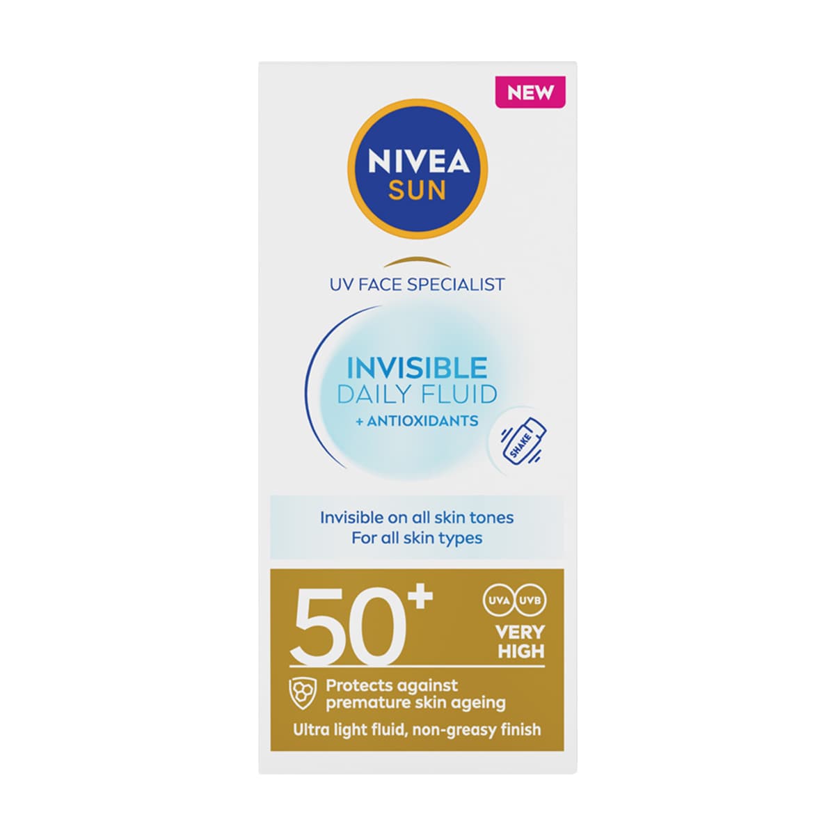 Invisible Daily Fluid Krem do Twarzy z Filtrem SPF50+
