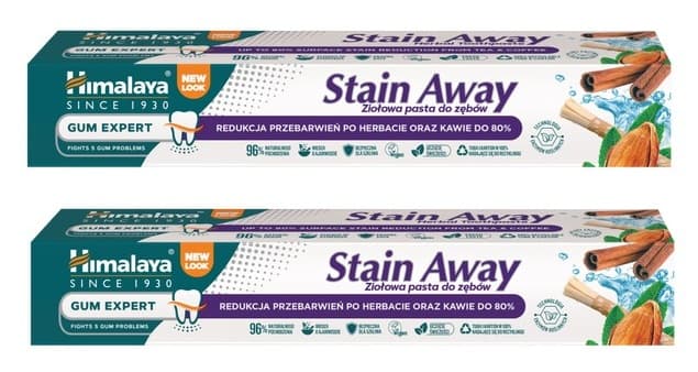 Since 1930 Stain Away Gum Expert Ziołowa Pasta do Zębów Przeciw Przebarwieniom x
