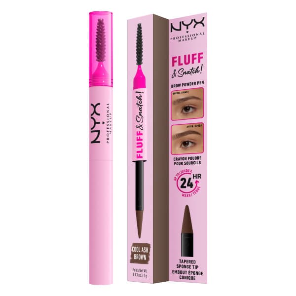 Fluff & Snatch! Pudrowy Pisak do Brwi Cool Ash Brown