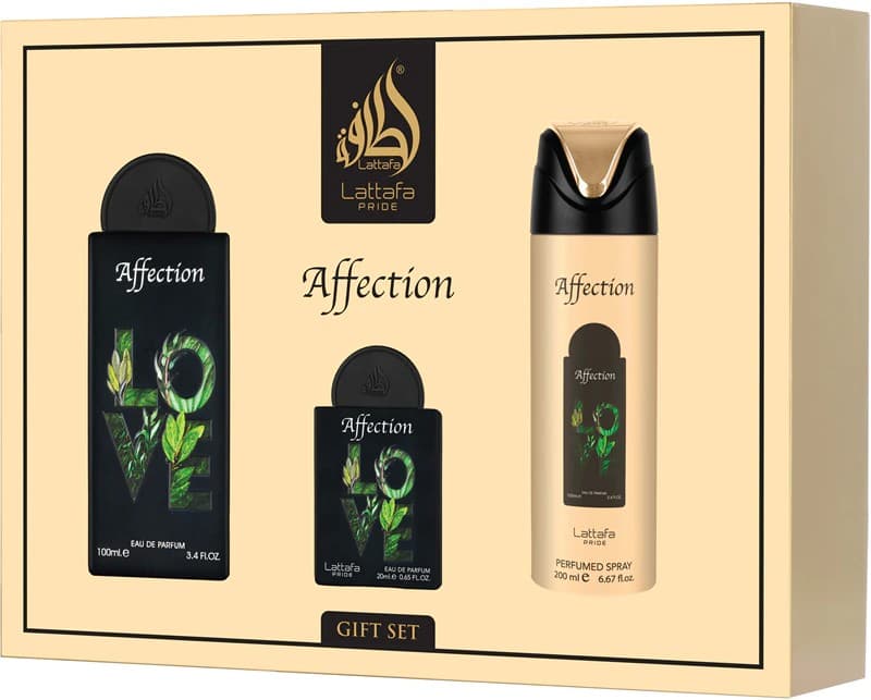 Pride Affection Zestaw Unisex Woda Perfumowana+ + Dezodorant + Atomizer