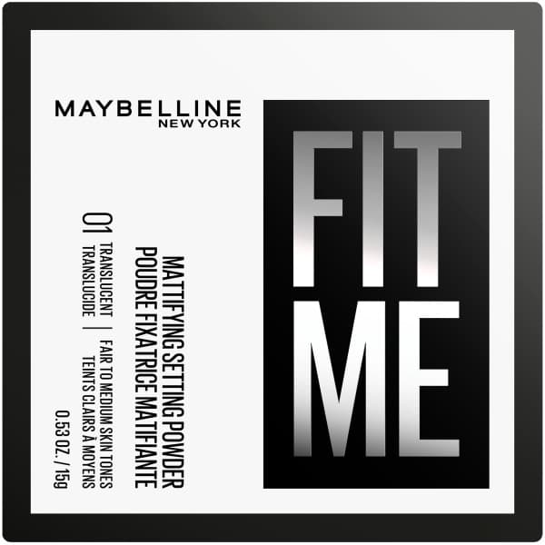 Fit Me Matujący Sypki Puder do Twarzy 01 Transparent