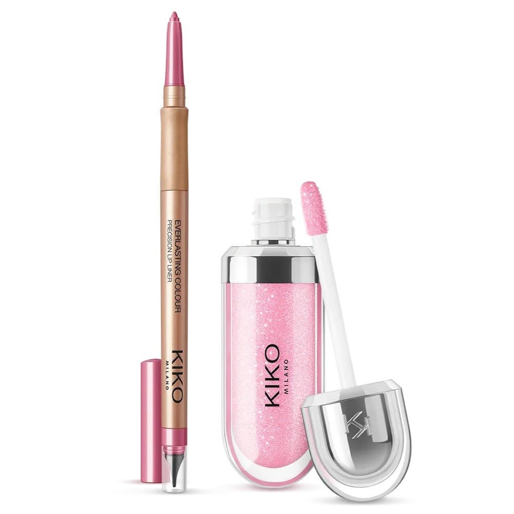 Lip Combo Set Zestaw Nawilżający Błyszczyk i Dopasowana Konturówka 02