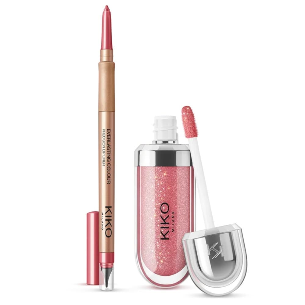 Lip Combo Set Zestaw Nawilżający Błyszczyk i Dopasowana Konturówka 01