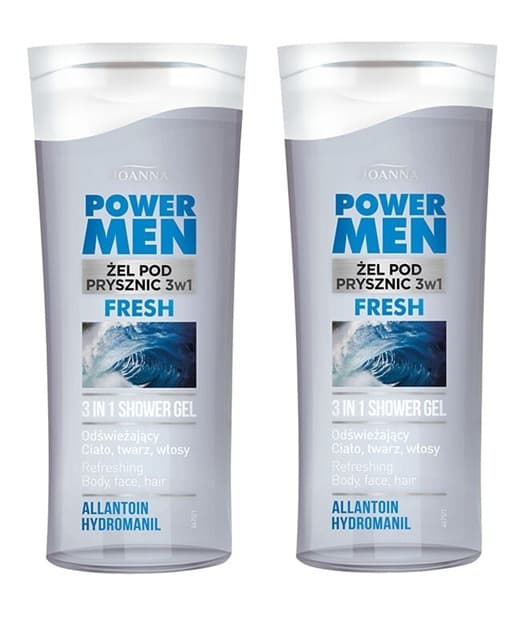 Power Men Żel pod Prysznic 3w1 Fresh x