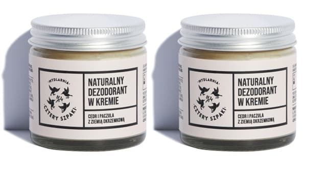 Naturalny Dezodorant w Kremie Cedr i Paczula x